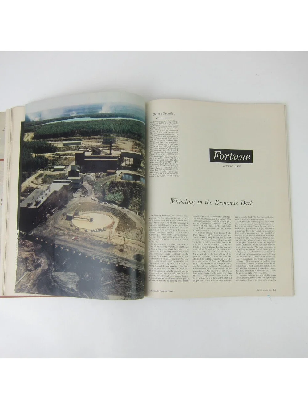 Vintage FORTUNE Magazine November 1953 Chrysler Oldsmobile General Electric Ads